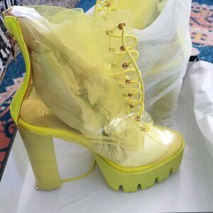 Azalea Wang Famine Clear Booties